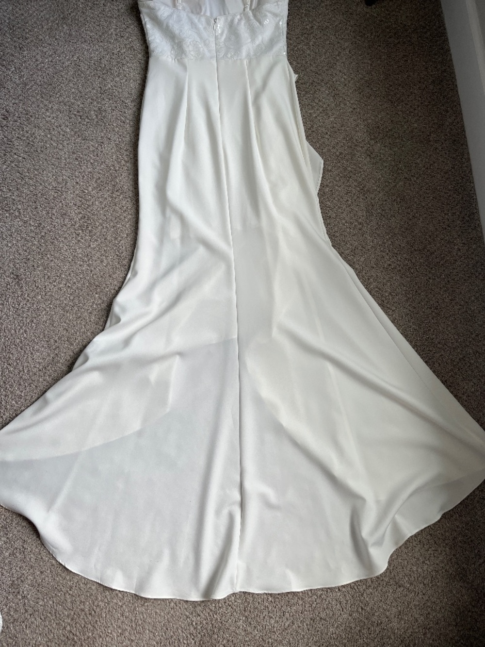 Asymmetrical floor length gown - Picture 8 of 12